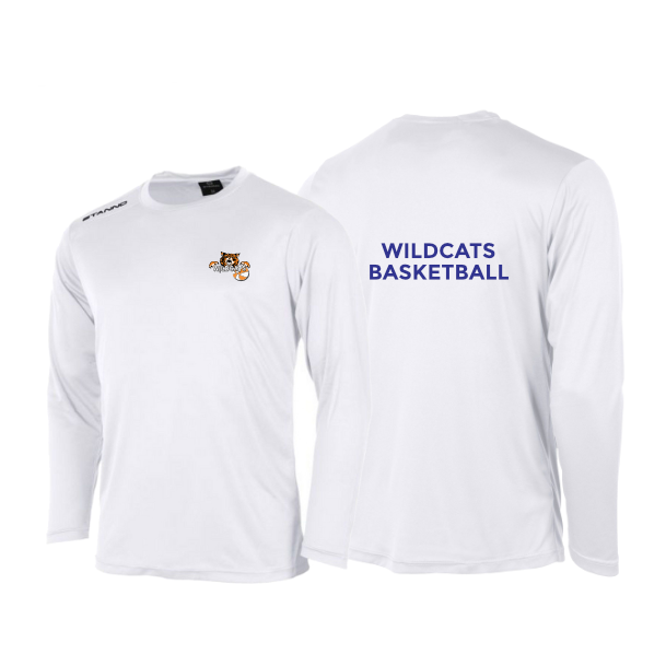 Wildcat Sports Long Sleeve TShirt White - STANNO